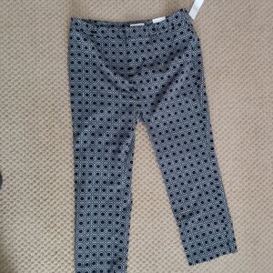 Coldwater Creek Black and White Geometric Office Career Clearwater Creek Sz 16